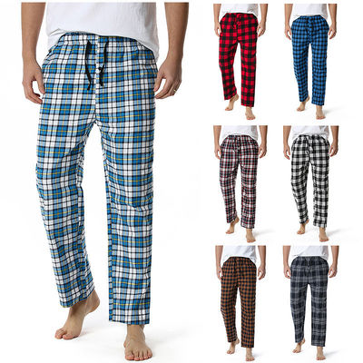 Pantaloni a piatto maschile in tessuto di poliestere con design e comfort regolare