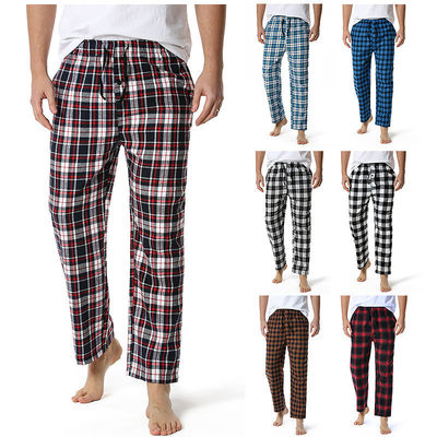 Pantaloni a piatto maschile in tessuto di poliestere con design e comfort regolare