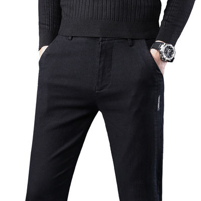 Nessuna Metodi di stampa Pantaloni casual maschili Pantaloni di abbigliamento maschile in cotone elastico