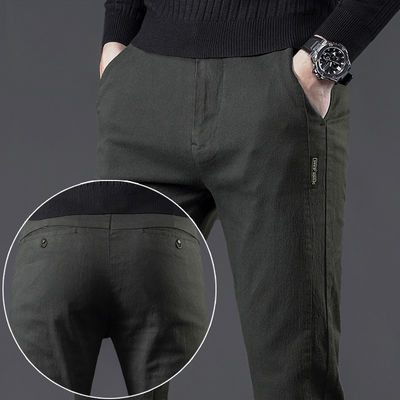 Nessuna Metodi di stampa Pantaloni casual maschili Pantaloni di abbigliamento maschile in cotone elastico