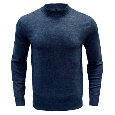 Pullover a maglia a maglia personalizzato per il collo per uomini per la produzione OEM ODM