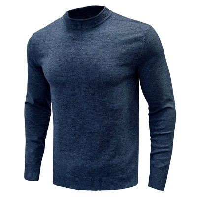 Pullover a maglia a maglia personalizzato per il collo per uomini per la produzione OEM ODM