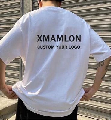 T-shirt di cotone stampato su misura OEM ODM Antirrompente