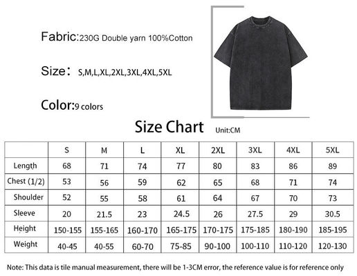 T-shirt con collo rotondo grafico vintage 100% cotone lavaggio T-shirt da uomo in taglia più