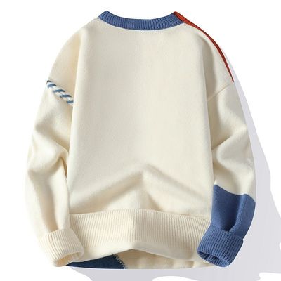 Collo rotondo Uomo Inverno Autunno Maglioni di Natale Pullover di Streetwear coreano