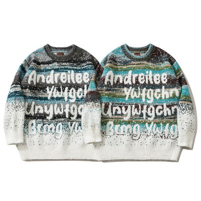 Pullover a manica lunga, abbigliamento a maglia, maglioni di Natale in lana, maglioni maschili, maglioni per uomini, traspiranti.