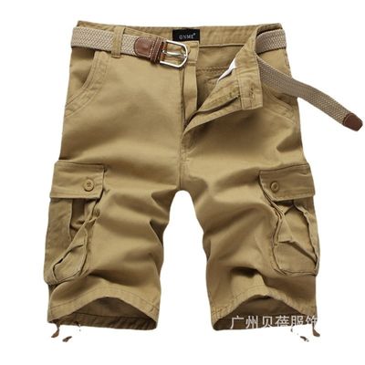 2023 Festival di primavera Shorts casual maschile con tasche grandi e tessuto traspirante