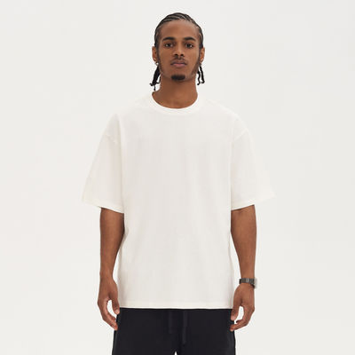 220G T-shirt maschile in cotone 100% di grandi dimensioni per abbigliamento da strada vintage Look by XMAMLON Support