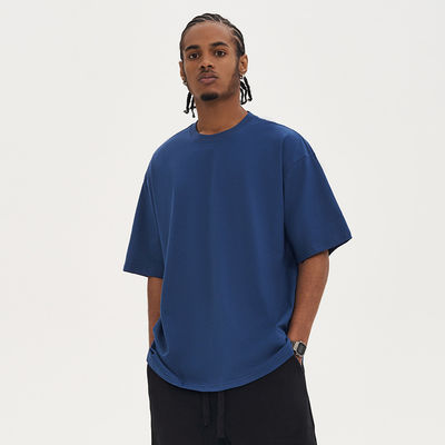 220G T-shirt maschile in cotone 100% di grandi dimensioni per abbigliamento da strada vintage Look by XMAMLON Support