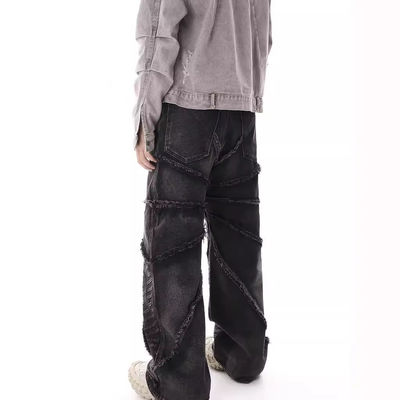 Baghi Jeans da uomo in XMAMLON RTS con Zip Placket Fly Opening e Damage Blue