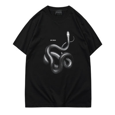 T-shirt snake loose stampato in 3D per la moda di strada in varie dimensioni