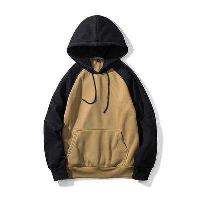 Maglietta maschile con cappuccio in taglia più grande uomo di strada in inverno velluto bianco sciolto con stampa personalizzata