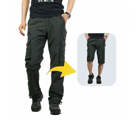 Mid-waist XMAMLON RTS Pantaloni casual staccabili Pantaloni da ginnastica da esterno da uomo a secco rapido