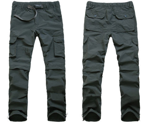 Mid-waist XMAMLON RTS Pantaloni casual staccabili Pantaloni da ginnastica da esterno da uomo a secco rapido