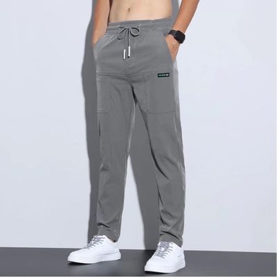 XMAMLON Pantaloni da lavoro da carico in nylon da uomo Pantaloni da lavoro a traccia di sudore a piedi