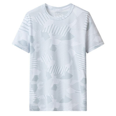 Verano UPF 50 T-shirt stampata UV Logo personalizzato Boxy Gym Streetwear per uomini e donne