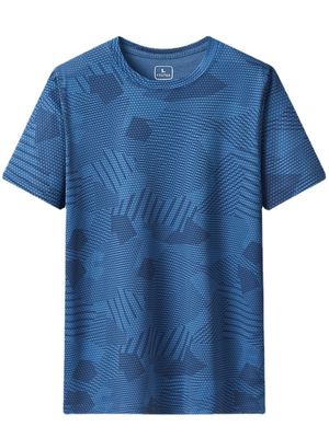 Verano UPF 50 T-shirt stampata UV Logo personalizzato Boxy Gym Streetwear per uomini e donne