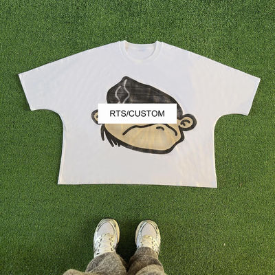 T-shirt da uomo e da donna con stampa grafica RTS personalizzata in cotone al 100%