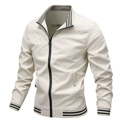 2023 Mens Polyester Cotton Padded Coat Bomber Metodo di tessitura a lunghezza regolare Tessuto