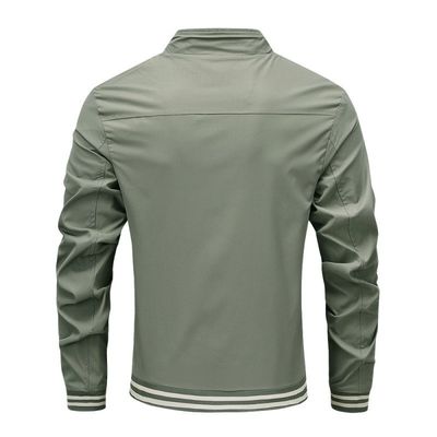 2023 Mens Polyester Cotton Padded Coat Bomber Metodo di tessitura a lunghezza regolare Tessuto