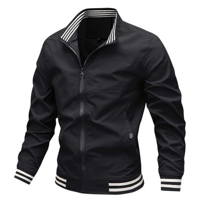 2023 Mens Polyester Cotton Padded Coat Bomber Metodo di tessitura a lunghezza regolare Tessuto