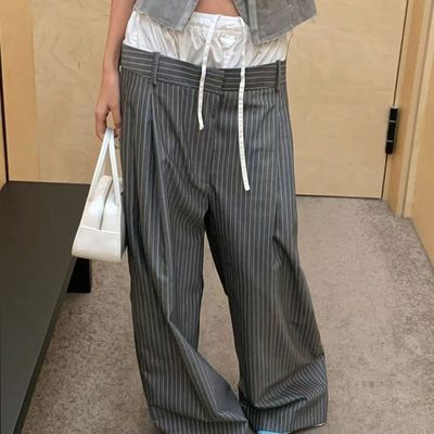 Altro Logo Pantaloni da donna con doppia cintura