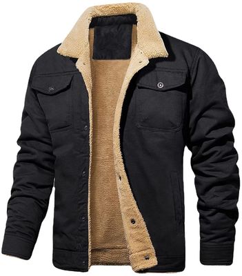 Giubbotto Bombardiere Custom Single Breasted per Uomini Vendita In Distanza NO Fleece Breaker