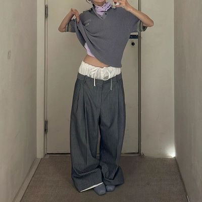Altro Logo Pantaloni da donna con doppia cintura