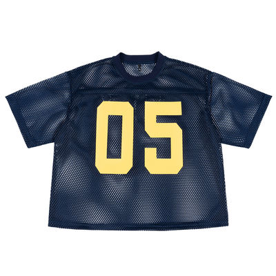 Stampa con trasferimento di calore in tessuto a maglia T-shirt a maglia per abbigliamento sportivo maschile