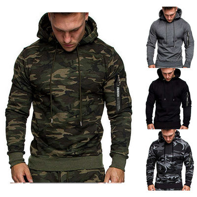 2023 moda maschile camouflage felpa con cappuccio felpa a maniche lunghe cappotto traspirante