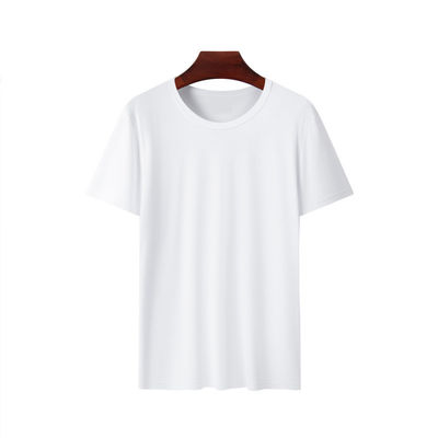 T-shirt sportivi semplici in ingrosso T-shirt da uomo con collo in O tipo di tessuto articoli a maglia n. 180