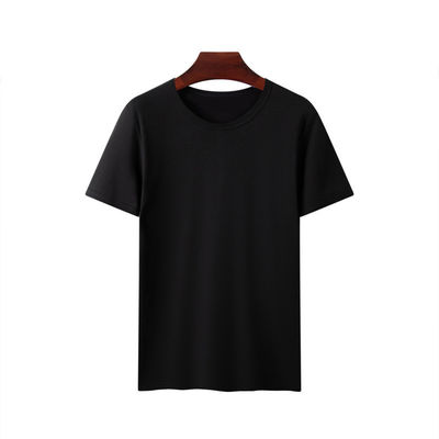 T-shirt sportivi semplici in ingrosso T-shirt da uomo con collo in O tipo di tessuto articoli a maglia n. 180