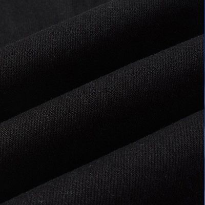 Tessuto nero casual traspirante strap stretch elastico designer patch uomo jeans pantaloni