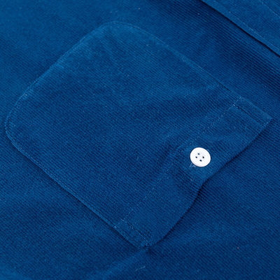 No Needle Detection Camicie tessute per uomini M-5XL Manica lunga Polo colorato