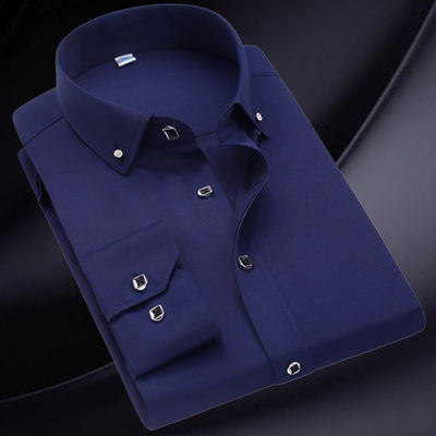 Galleria bianca maniche lunghe Unisex camicie abiti da uomo camicie da polo
