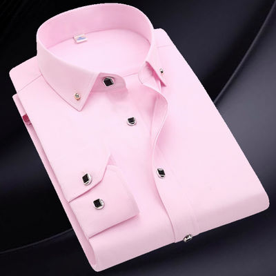 Galleria bianca maniche lunghe Unisex camicie abiti da uomo camicie da polo