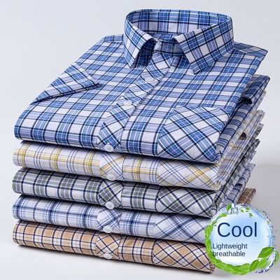 POLO uomo abito stampa camicie formali 100% cotone camicia casual uomo camicie uomo tessuto