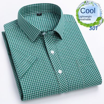 POLO uomo abito stampa camicie formali 100% cotone camicia casual uomo camicie uomo tessuto