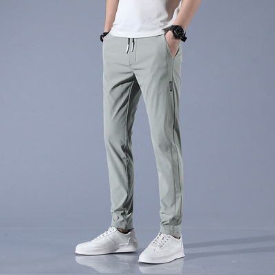 Polyester/Spandex Blend Corridori fitness maschili con cintura e corda elastica
