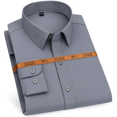 20 Numero di filati T-shirt a stretch personalizzati in spandex per bluzzi da primavera maschile