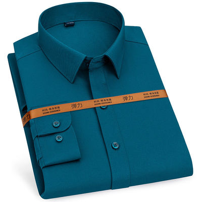 20 Numero di filati T-shirt a stretch personalizzati in spandex per bluzzi da primavera maschile