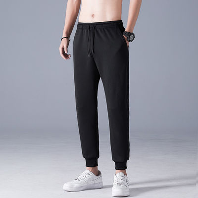 Casual Style String Drawing Waist Winter Thick Sherpa Fleece Joggers per pantaloni da ginnastica maschile