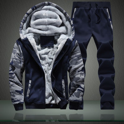 Giubbotto riscaldato in poliestere / cotone a maglia Blu scuro Giubbotto stampato uniforme da baseball