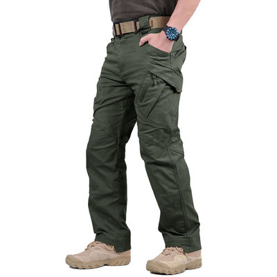 Abbigliamento da strada d'autunno Pantaloni khaki Pantaloni da carico maschile per attività all'aperto