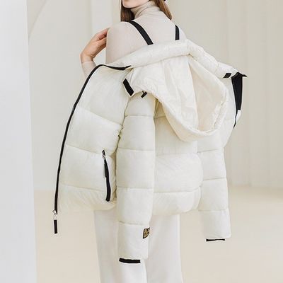 Unisex Casual Print Meccanico Patto in giù Abbigliamento invernale Peso leggero Piuma Puffer Coat
