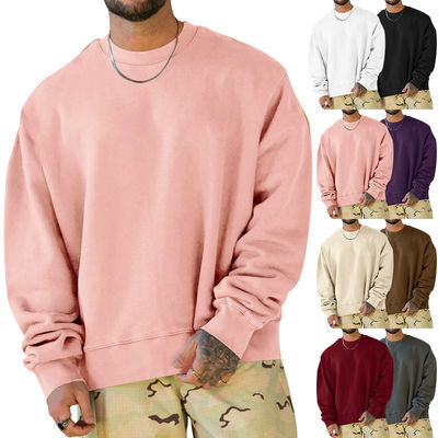 Stampa di peso pesante con cappuccio maschile magliette stile pullover