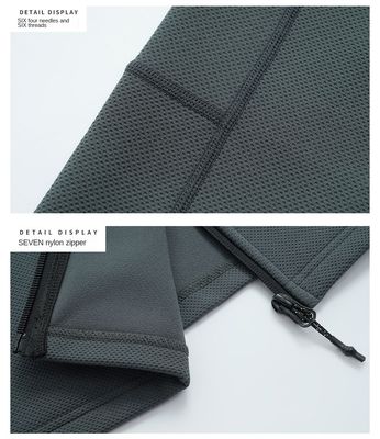 Giacca con cappuccio e cerniera per uomini Cardigan sportivo a maglia con decorazione stampata in 3D