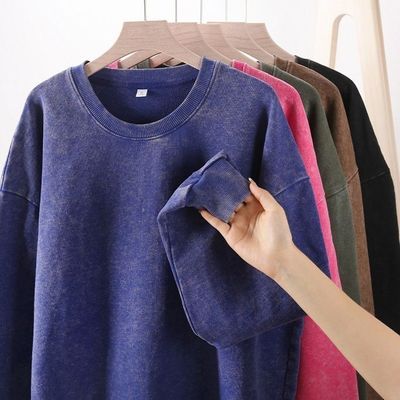 Anti-pilling 350g French Terry Vintage Hoodies abito da ginnastica per uomini da professionista