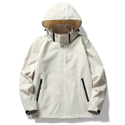 Giacca da vento in poliestere per uomini XMAMLON Custom Full Zip Up Training Light Weight