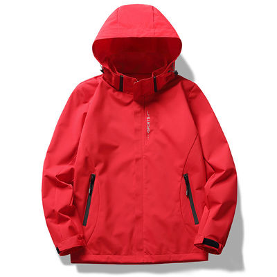 Giacca da vento in poliestere per uomini XMAMLON Custom Full Zip Up Training Light Weight